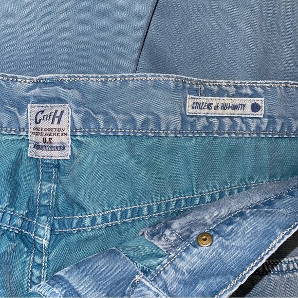 Citizens of Humanity Jeans Men’s Size 32x34‎ Periwinkle Blue Straight Leg SID - Picture 12 of 15
